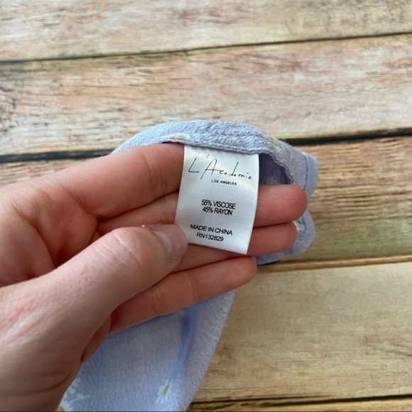 L'Academie The Swing Tank Daisy Floral Blouse Top - Picture 4 of 5